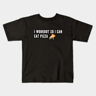 Funny gym quote Kids T-Shirt